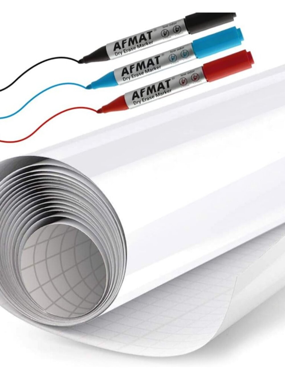 White Board Sticker for Wall, 1.44x11ft Peel and Stick Whiteboard Wallpaper, Sta